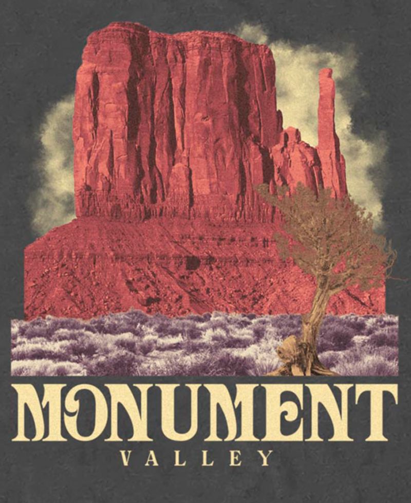 Men's Monument Valley Graphic Americana Cotton T-Shirt