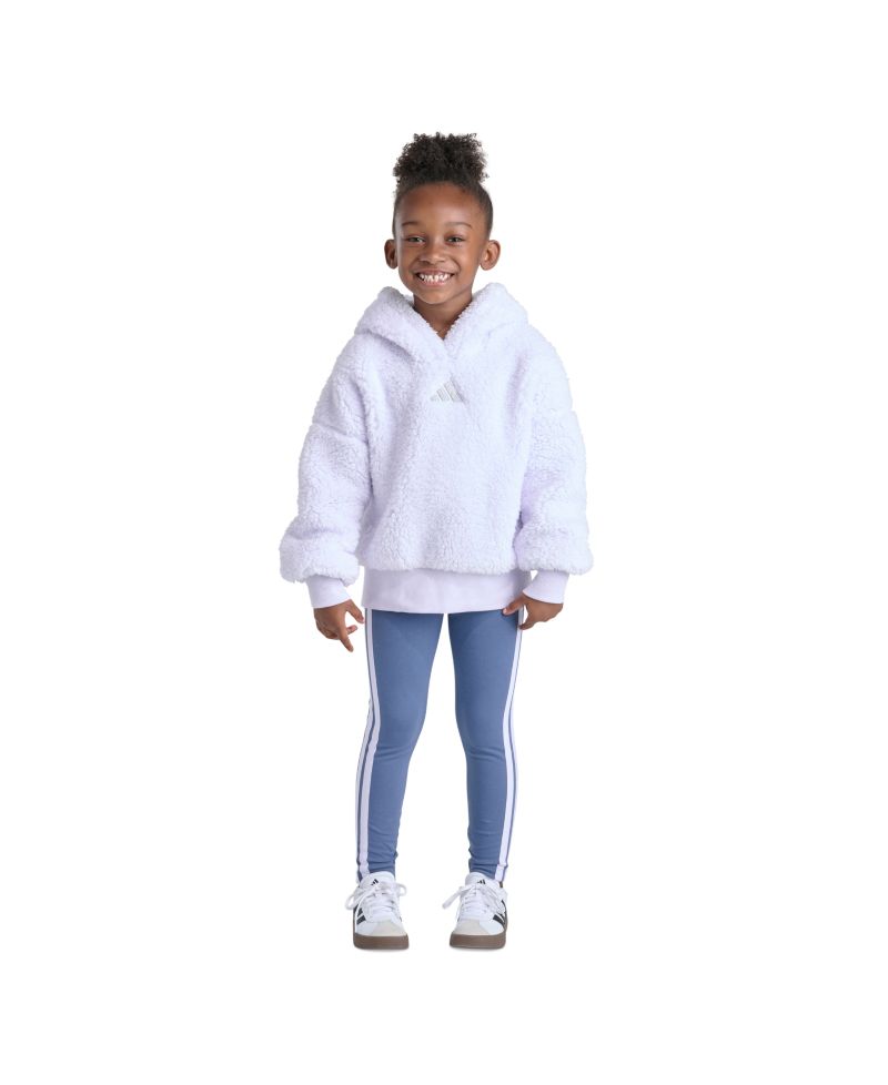 Girls' 2T-6X Long-Sleeve Sherpa Hoodie and Leggings, 2-Piece Set