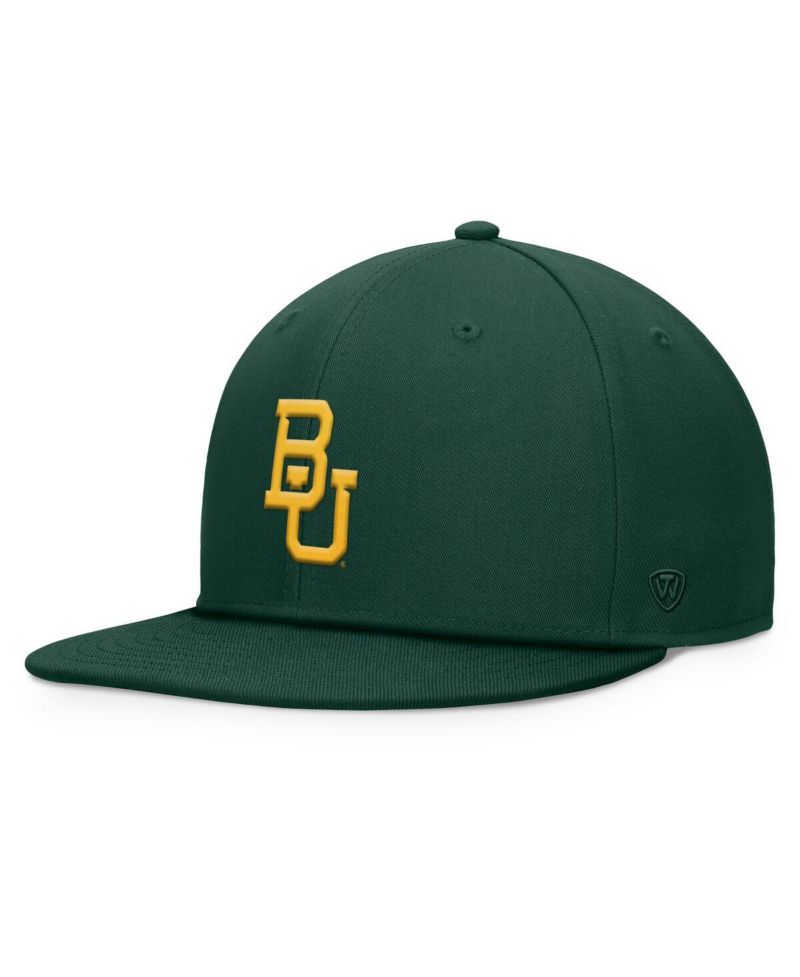 Men's Green Baylor Bears Fundamental Snapback Hat