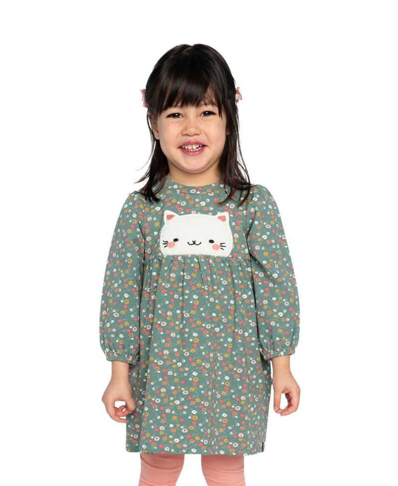 Big Girls (6-8) Cotton Printed Dress