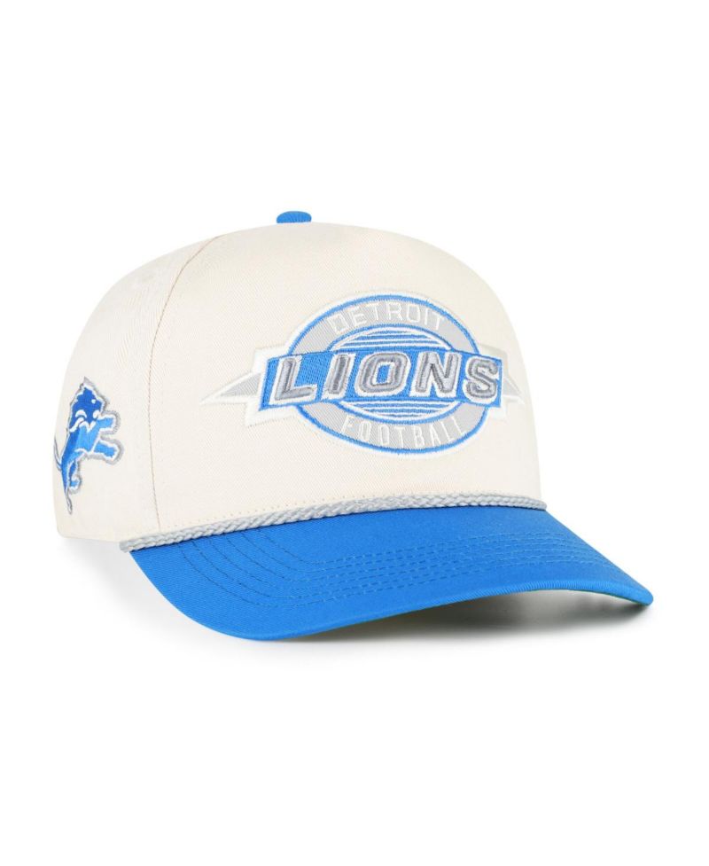 Men's Natural Detroit Lions Frame Out Two Tone Hitch Adjustable Hat