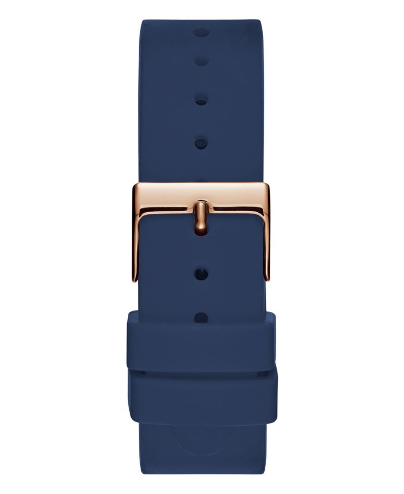 Women's Analog Blue Silicone Watch 40mm