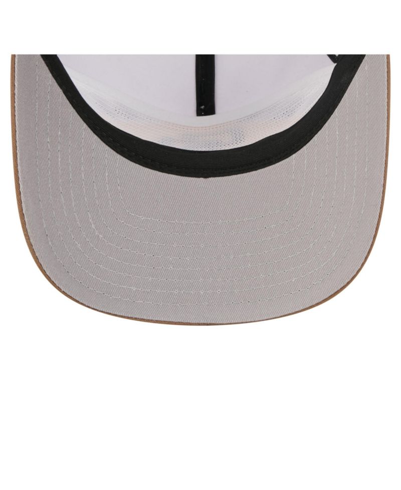 Men's White/Brown San Diego Padres Retro Cut 19TWENTY Adjustable Trucker Hat