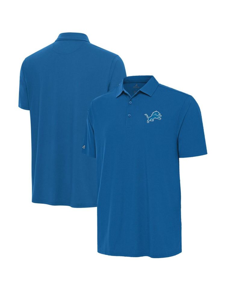 Men's Blue Detroit Lions Era Polo Shirt