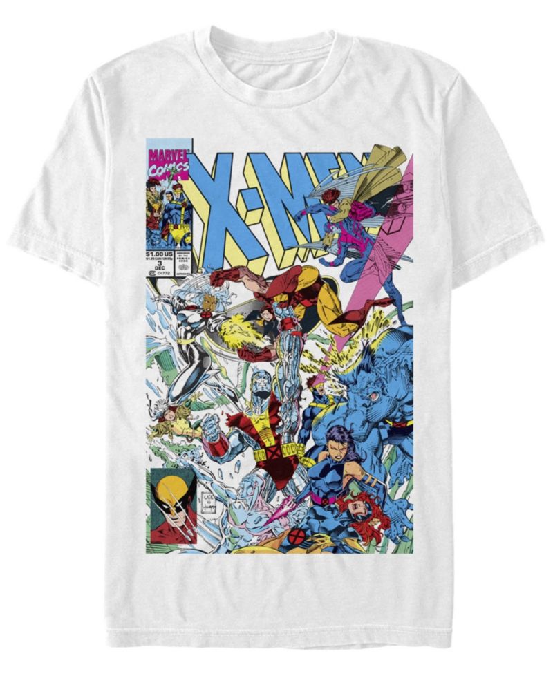 Men's Blast Comic Cover Short Sleeve Crew T-shirt
