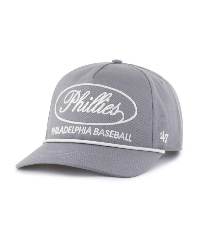 Men's Gray Philadelphia Phillies Foundational Hitch Adjustable Hat