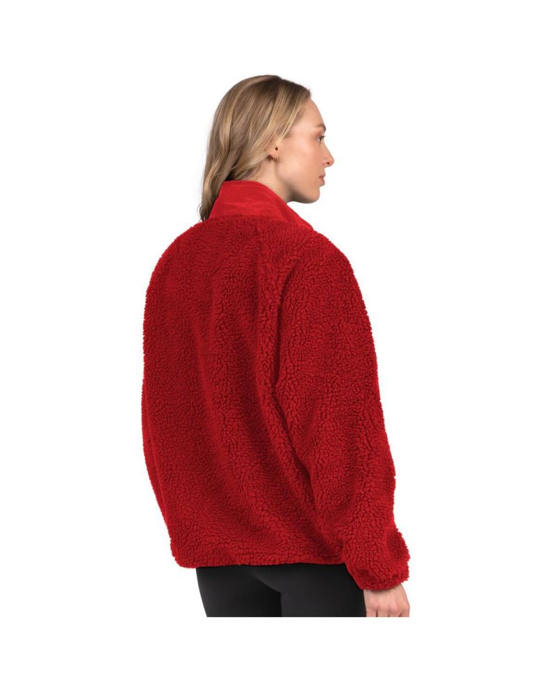 Women's Red Kansas City Chiefs On the Ball Sherpa Jacket