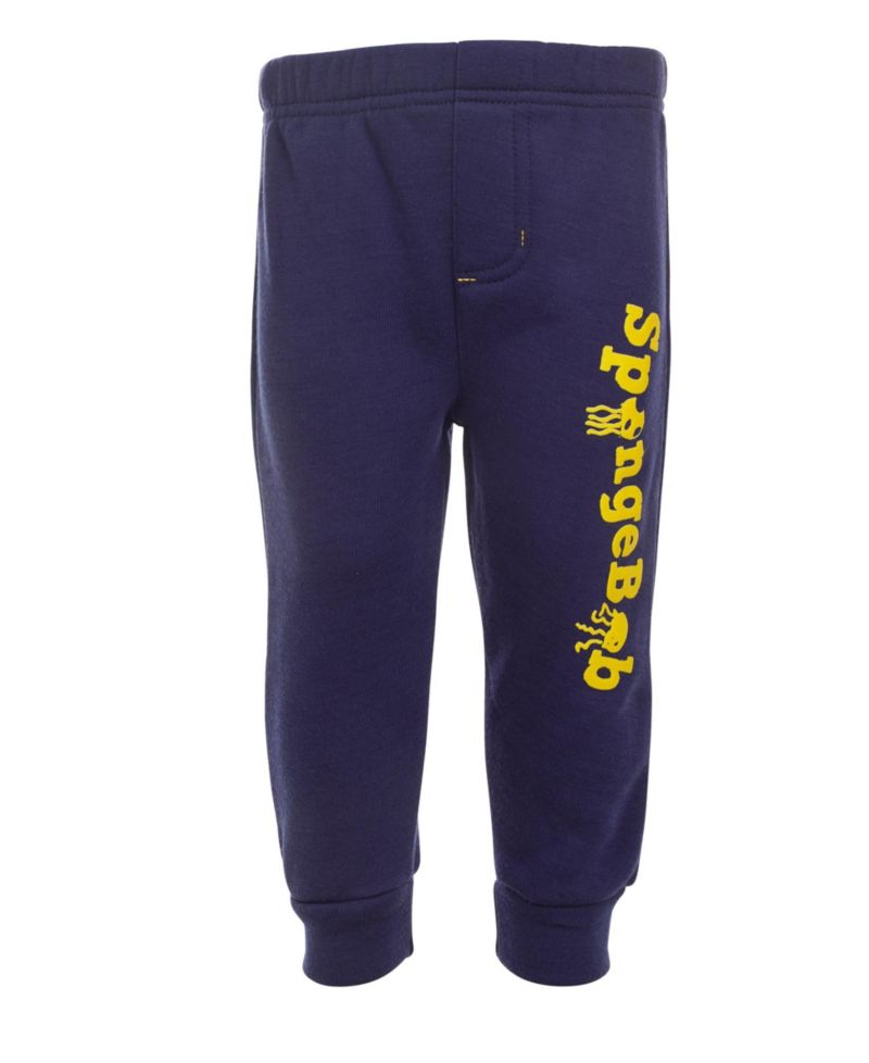 Nickelodeon SpongeBob Square Pants Boys Fleece Pullover Hoodie and Pants Set Toddler| Child