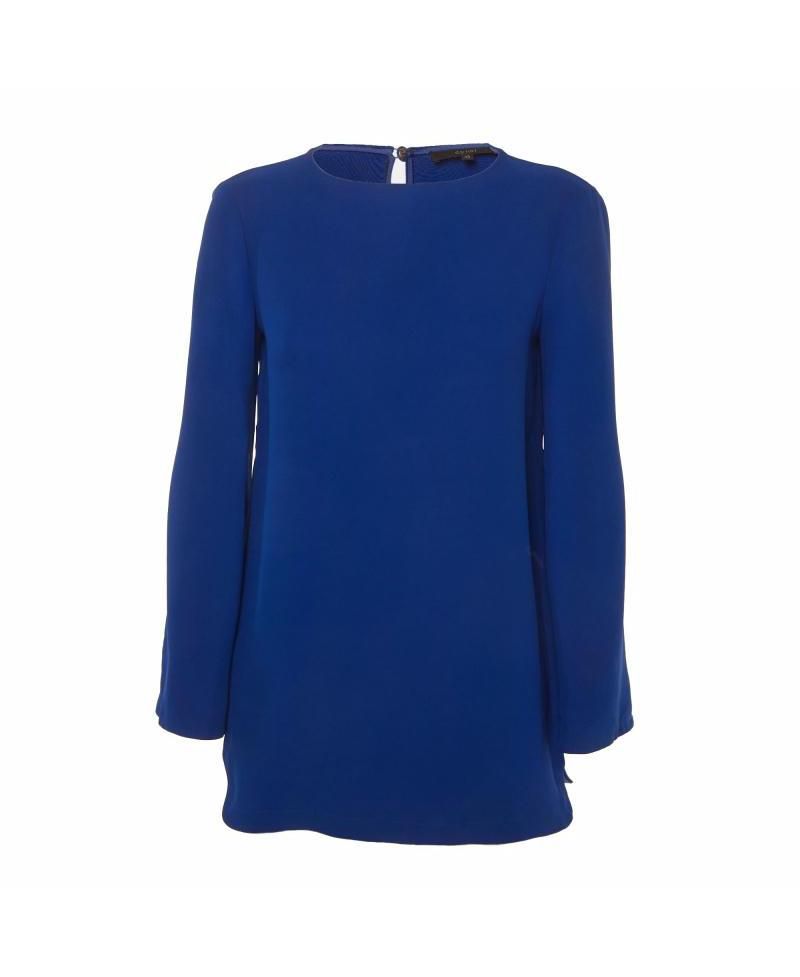 Women's Silk Flared Sleeve Blouse
