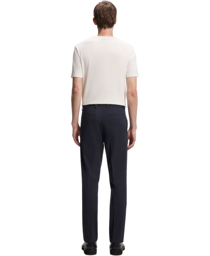 Men's Stretch Cotton-Blend Twill Modern-Fit Pants