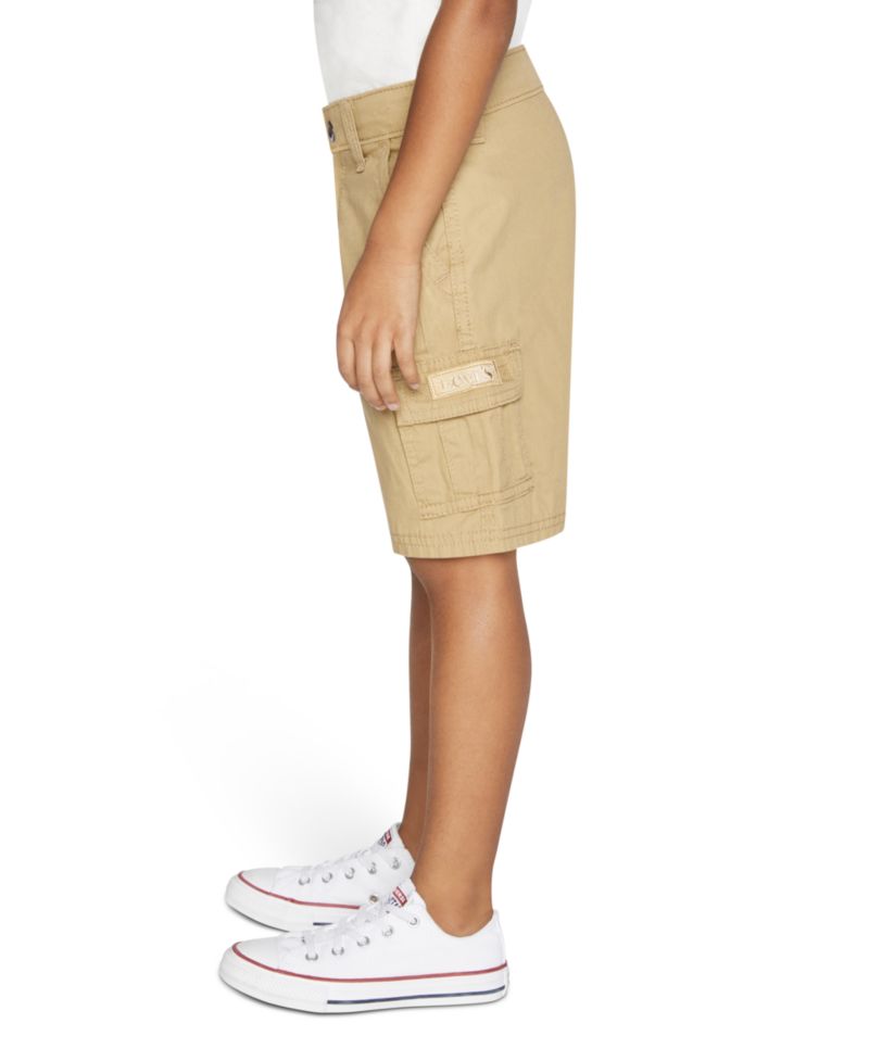 Boys' 2T-7 Relaxed Fit Adjustable Waist Cargo Shorts