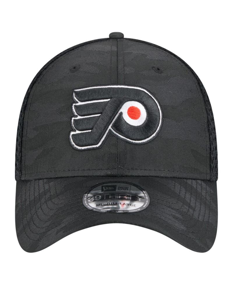 Men's Black Philadelphia Flyers Active Subtle Camo 39THIRTY Flex Hat