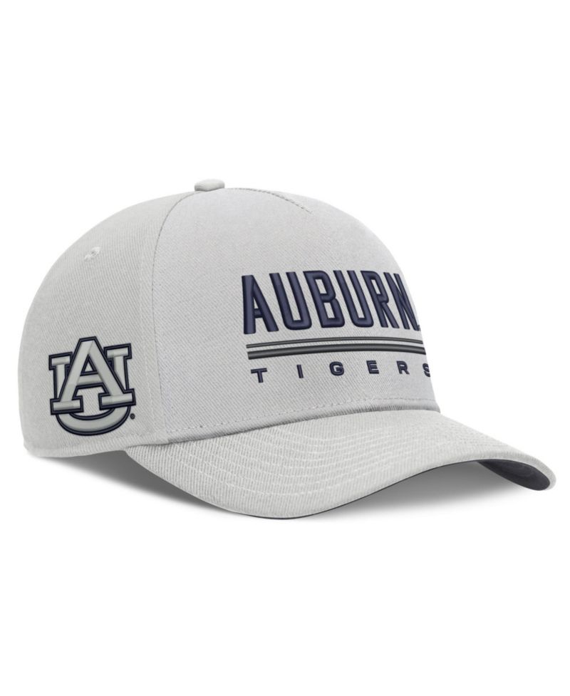 Men's Gray Auburn Tigers 2026 Sideline Dri-FIT Rise Adjustable Hat