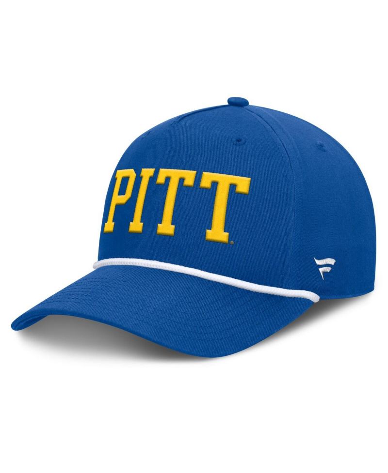 Men's Royal Pitt Panthers Foul Ball Rope Adjustable Hat
