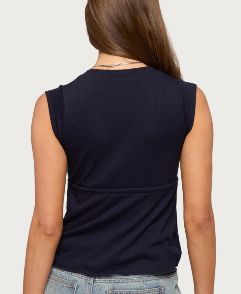 Women's Rusanna V Neck Babydoll Top
