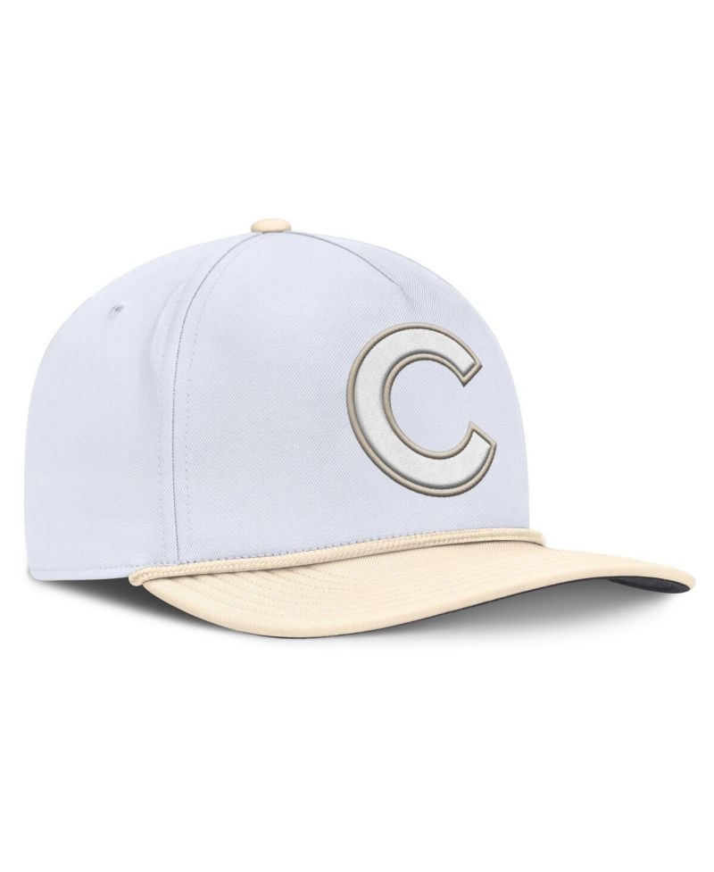 Men's White/Cream Chicago Cubs Pro Performance Snapback Hat