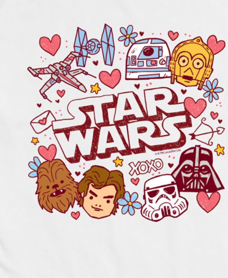 Men's Star Wars Valentines Day Short Sleeve T-Shirt