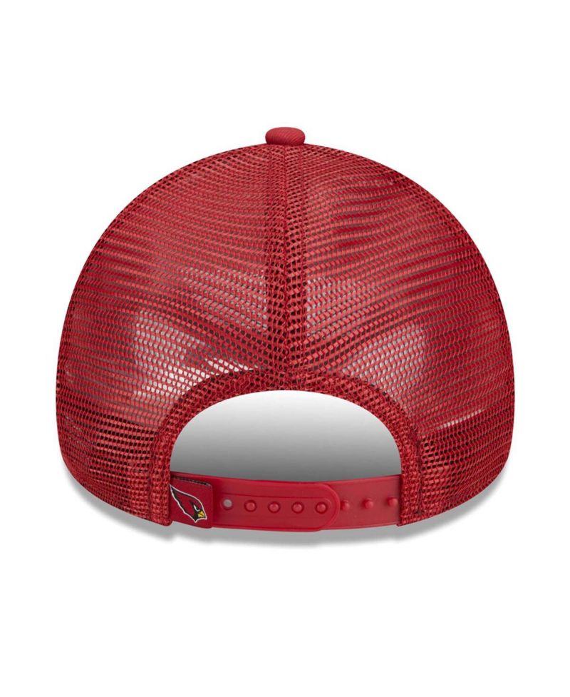 Men's Cardinal Arizona Cardinals Caliber Trucker 9FORTY Adjustable Hat