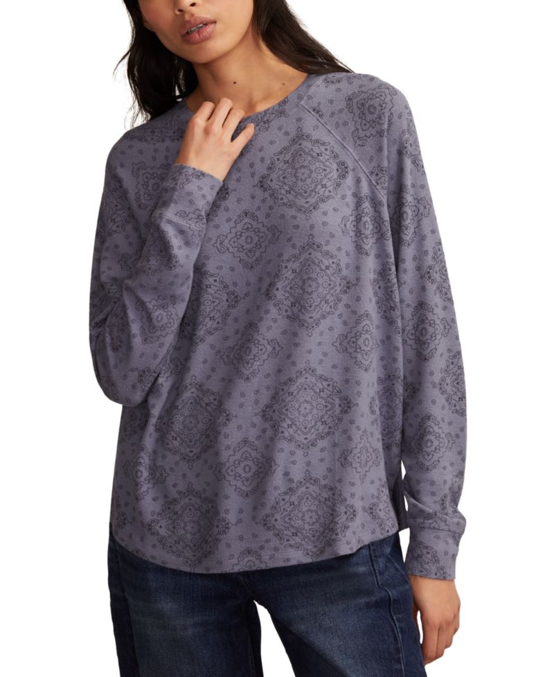 Women's Cloud Long Sleeve Crew Neck Sweater