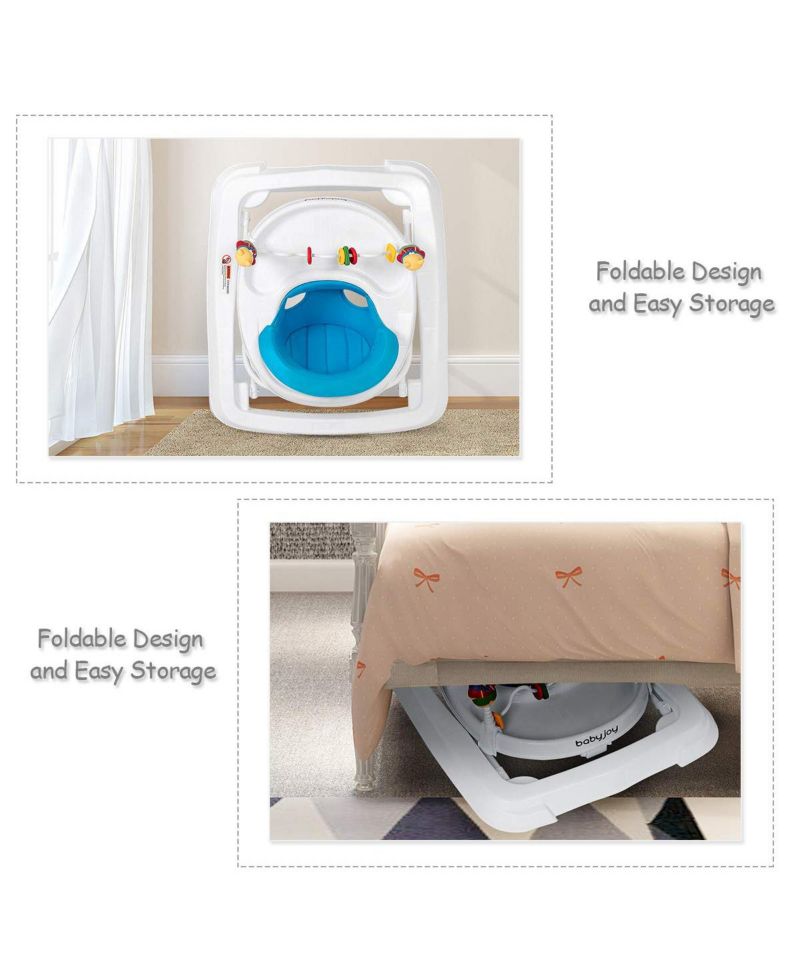 Baby Adjustable-Height Foldable Walker